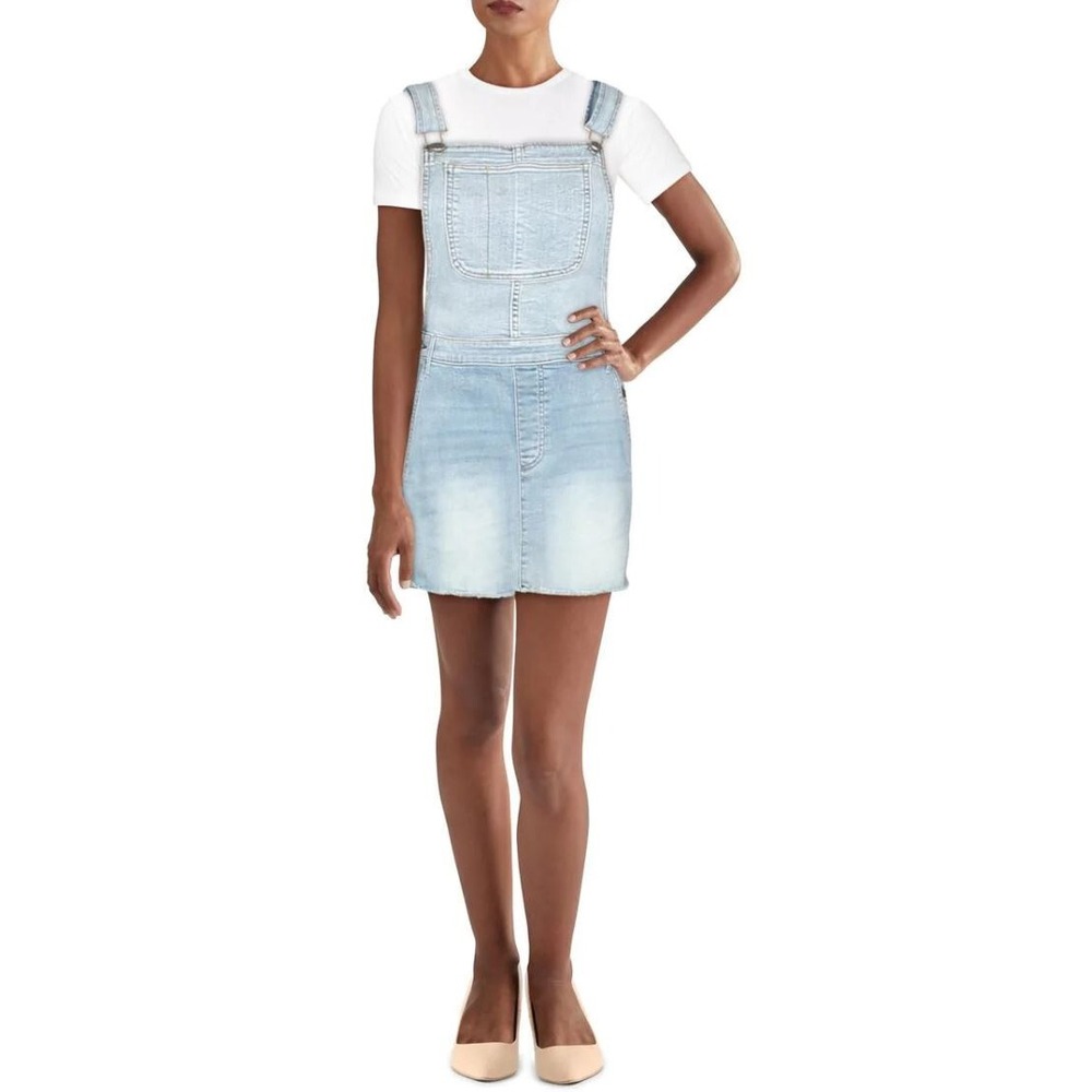 DRIFTWOOD women jean romper skirt jumpskirt Daisy DW-O4576A blue sz S $168